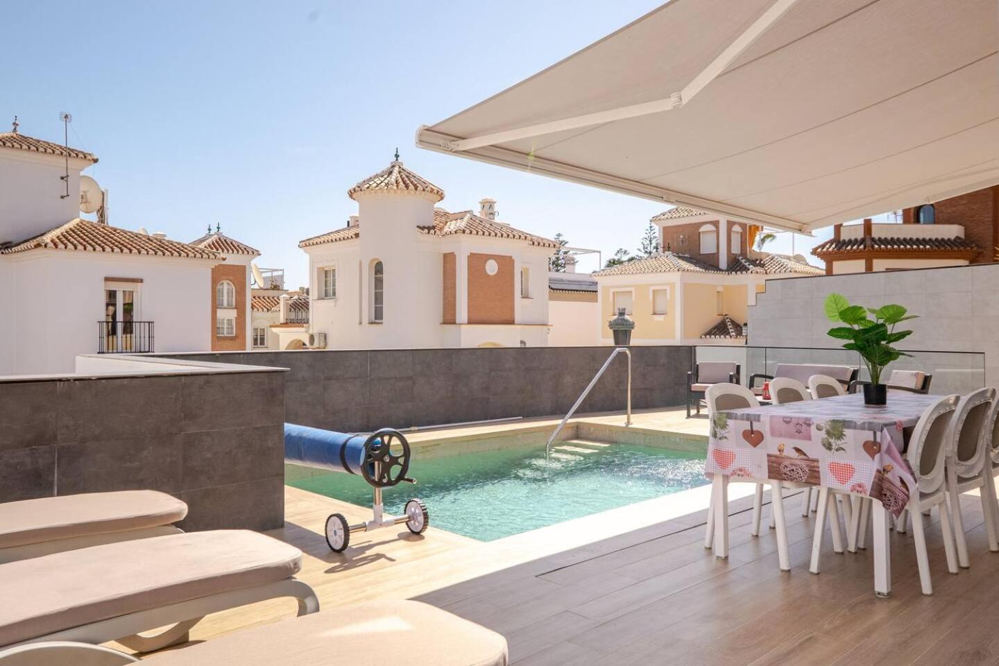 Villa Antonia Mar - Private & Heated Pool - Punta Lara Nerja Exterior photo