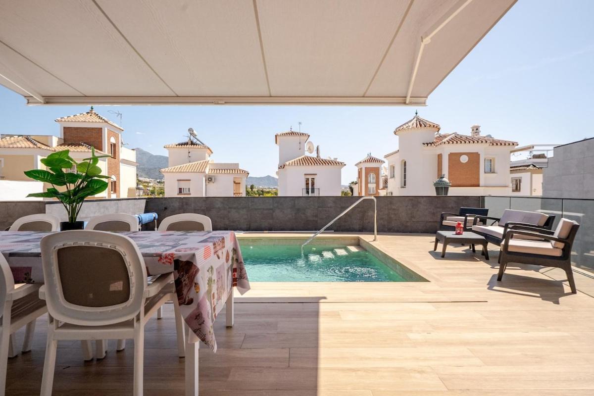 Villa Antonia Mar - Private & Heated Pool - Punta Lara Nerja Exterior photo