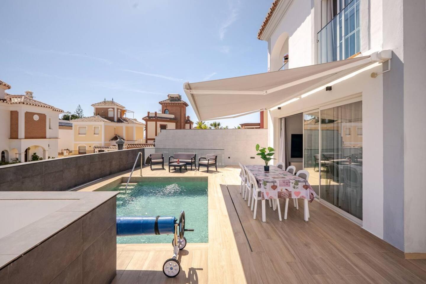 Villa Antonia Mar - Private & Heated Pool - Punta Lara Nerja Exterior photo